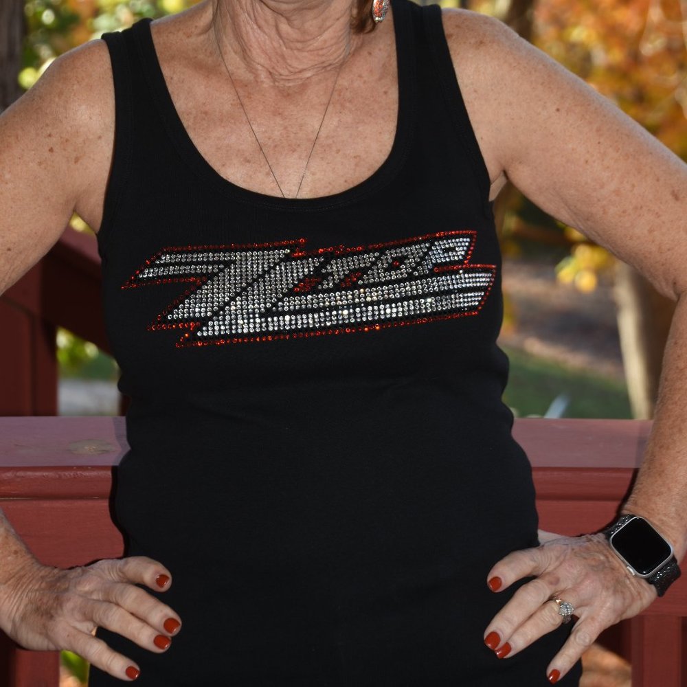 ZZ Top rhinestone sleeveless shirt XS S  M L XL XXL 1X 2X,3X…